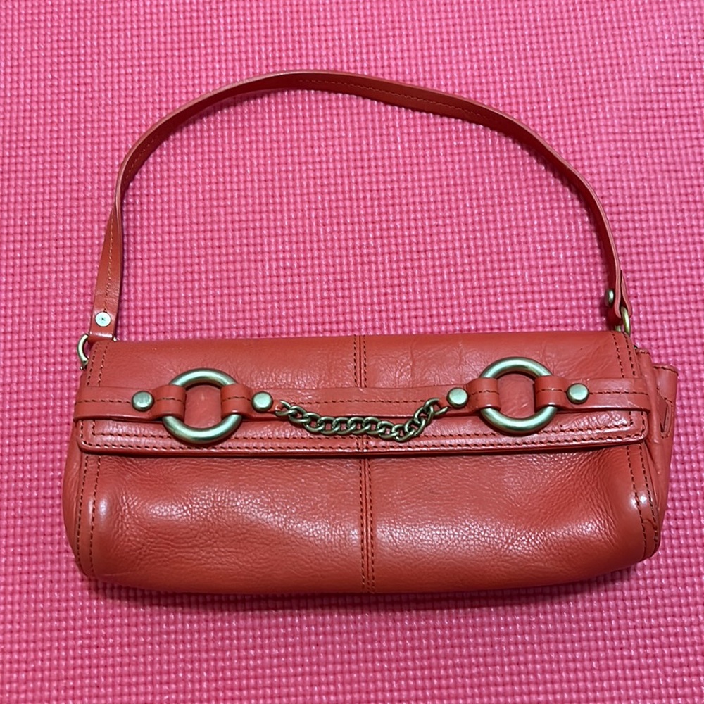 Vintage Juicy Leather Baguette Bag